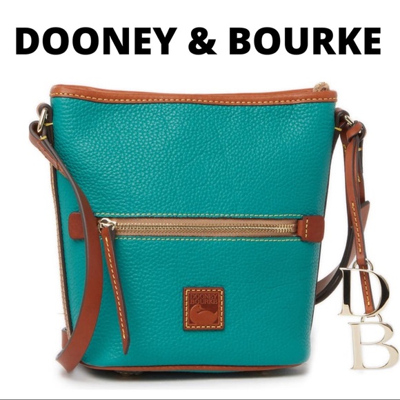 NWT Dooney & Bourke Zip Leather Crossbody Bag